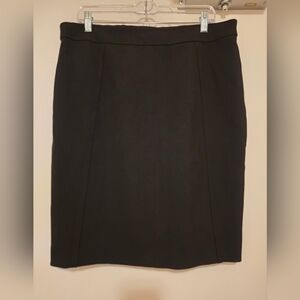 Halogen Black Women's Pencil Skirt With Slit